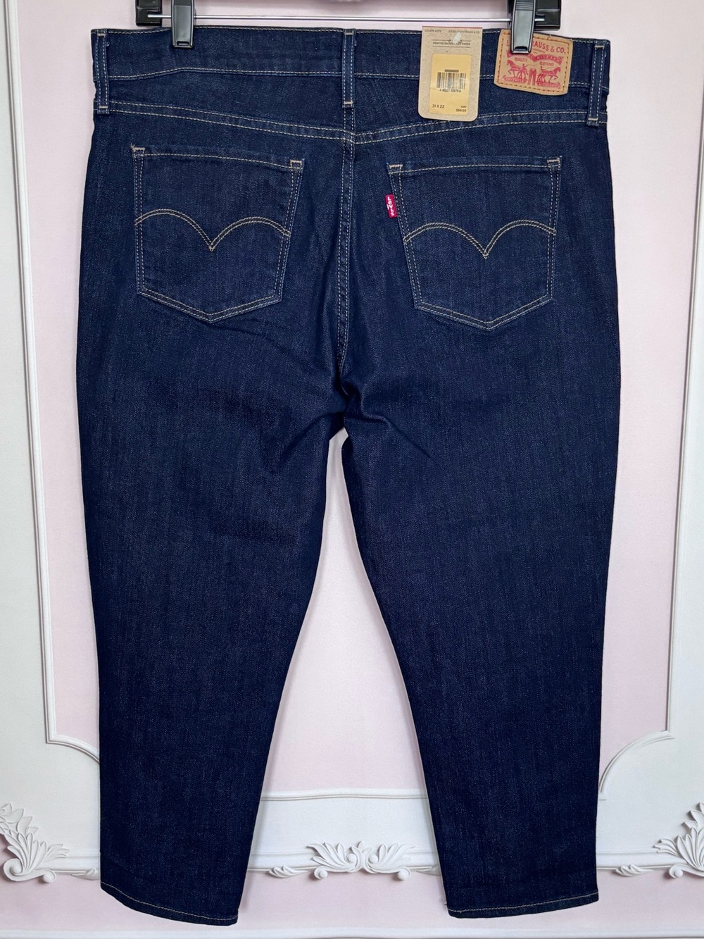 Levi's 311 Shaping Skinny Dark Wash Capri Jeans--NWT--31 - Picture 12 of 16